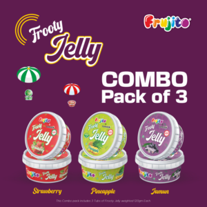 Frooty Jelly Combo Pack of 3(Strawberry, Pineapple, Jamun)